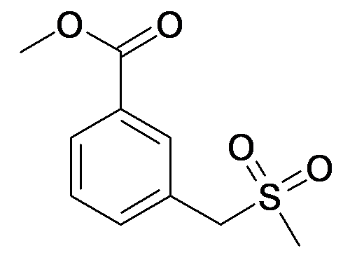 3-Methanesulfonylmethyl-benzoic acid methyl ester