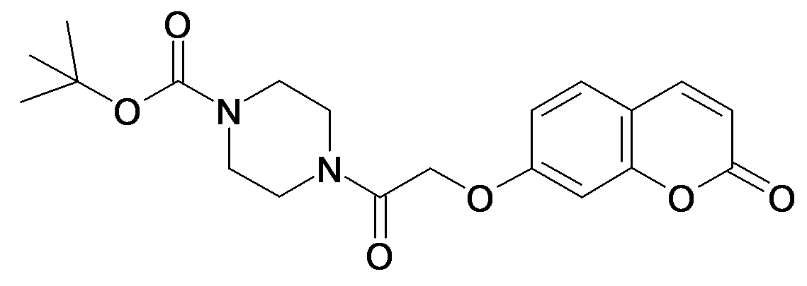 4-[2-(2-Oxo-2H-chromen-7-yloxy)-acetyl]-piperazine-1-carboxylic acid tert-butyl ester