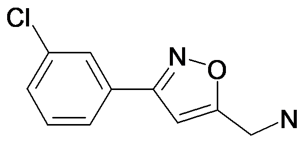 C-[3-(3-Chloro-phenyl)-isoxazol-5-yl]-methylamine