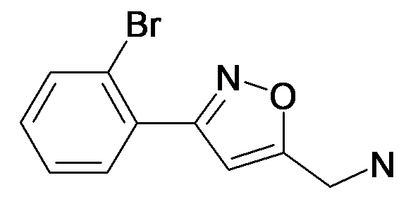 C-[3-(2-Bromo-phenyl)-isoxazol-5-yl]-methylamine