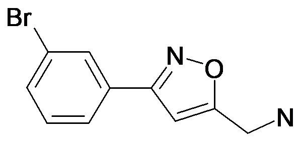 C-[3-(3-Bromo-phenyl)-isoxazol-5-yl]-methylamine