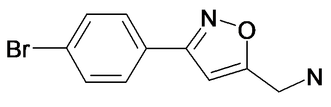 C-[3-(4-Bromo-phenyl)-isoxazol-5-yl]-methylamine