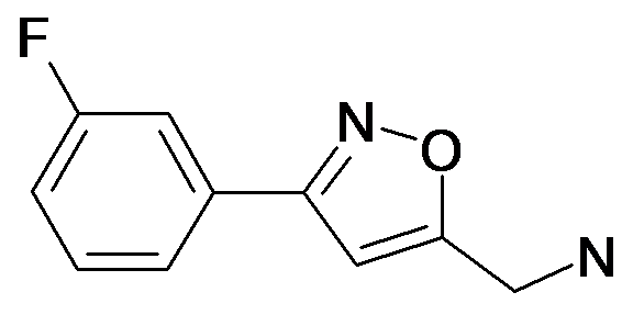 C-[3-(3-Fluoro-phenyl)-isoxazol-5-yl]-methylamine