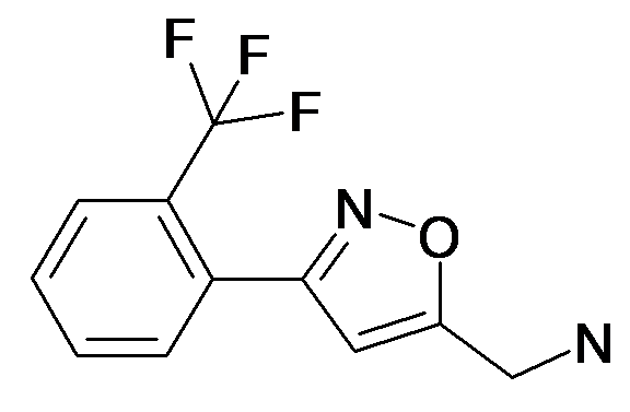C-[3-(2-Trifluoromethyl-phenyl)-isoxazol-5-yl]-methylamine
