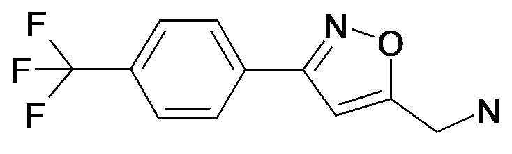 C-[3-(4-Trifluoromethyl-phenyl)-isoxazol-5-yl]-methylamine