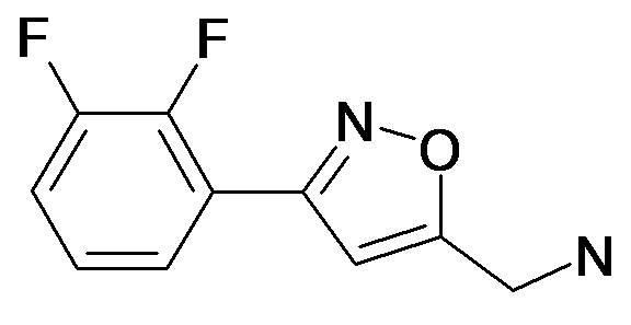 C-[3-(2,3-Difluoro-phenyl)-isoxazol-5-yl]-methylamine
