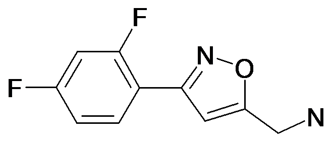 C-[3-(2,4-Difluoro-phenyl)-isoxazol-5-yl]-methylamine