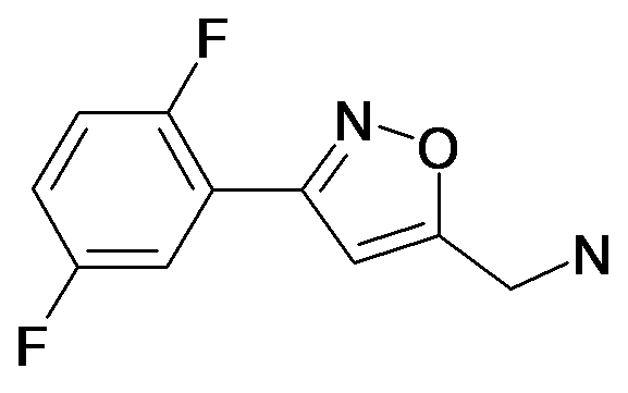 C-[3-(2,5-Difluoro-phenyl)-isoxazol-5-yl]-methylamine