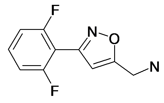 C-[3-(2,6-Difluoro-phenyl)-isoxazol-5-yl]-methylamine