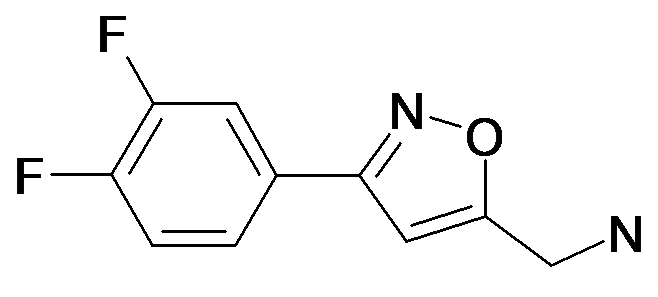 C-[3-(3,4-Difluoro-phenyl)-isoxazol-5-yl]-methylamine