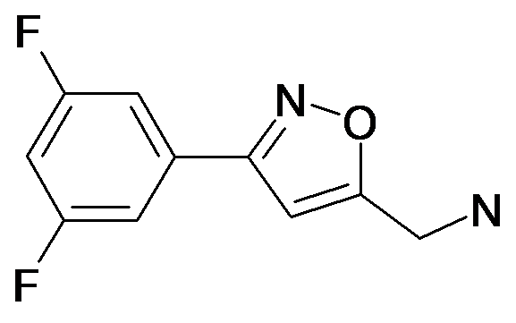 C-[3-(3,5-Difluoro-phenyl)-isoxazol-5-yl]-methylamine