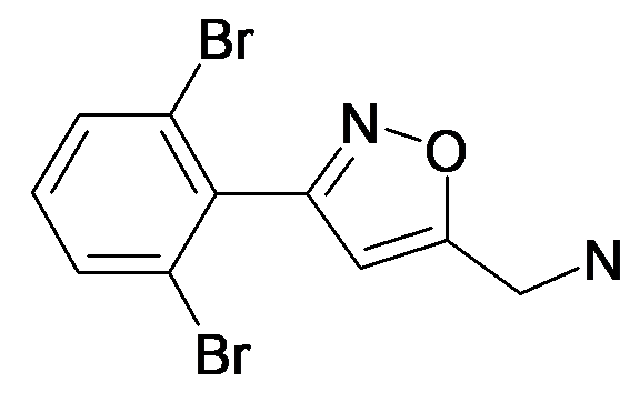 C-[3-(2,6-Dibromo-phenyl)-isoxazol-5-yl]-methylamine