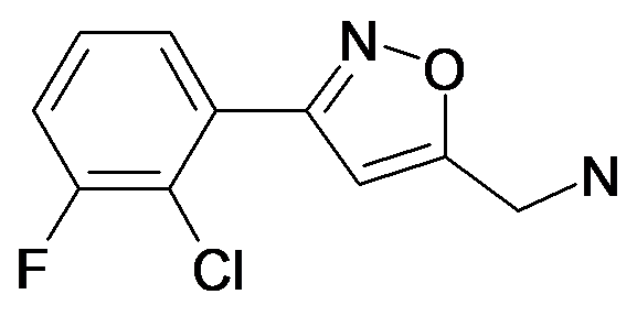 C-[3-(2-Chloro-3-fluoro-phenyl)-isoxazol-5-yl]-methylamine