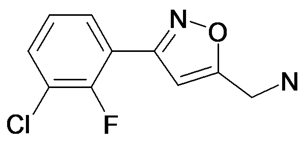 C-[3-(3-Chloro-2-fluoro-phenyl)-isoxazol-5-yl]-methylamine