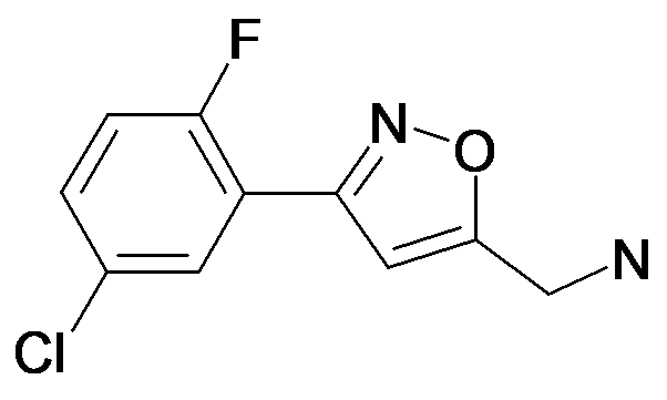 C-[3-(5-Chloro-2-fluoro-phenyl)-isoxazol-5-yl]-methylamine