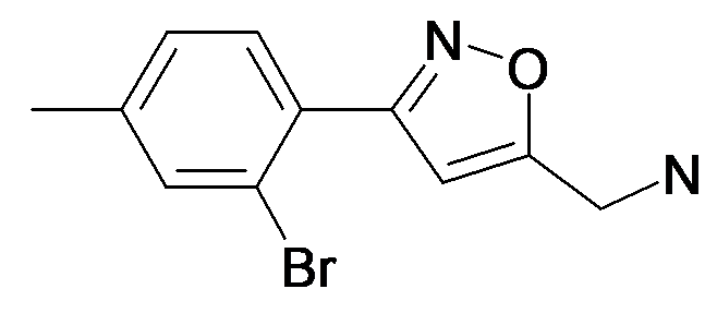 C-[3-(2-Bromo-4-methyl-phenyl)-isoxazol-5-yl]-methylamine