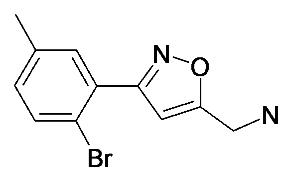 C-[3-(2-Bromo-5-methyl-phenyl)-isoxazol-5-yl]-methylamine