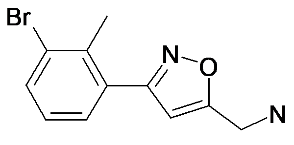C-[3-(3-Bromo-2-methyl-phenyl)-isoxazol-5-yl]-methylamine