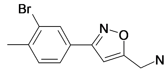 C-[3-(3-Bromo-4-methyl-phenyl)-isoxazol-5-yl]-methylamine