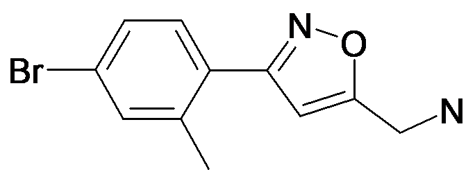 C-[3-(4-Bromo-2-methyl-phenyl)-isoxazol-5-yl]-methylamine