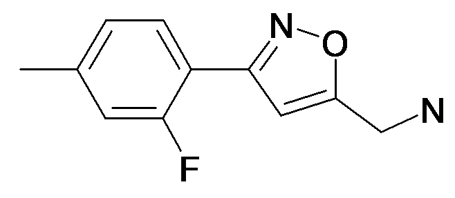 C-[3-(2-Fluoro-4-methyl-phenyl)-isoxazol-5-yl]-methylamine