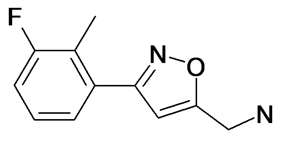 C-[3-(3-Fluoro-2-methyl-phenyl)-isoxazol-5-yl]-methylamine