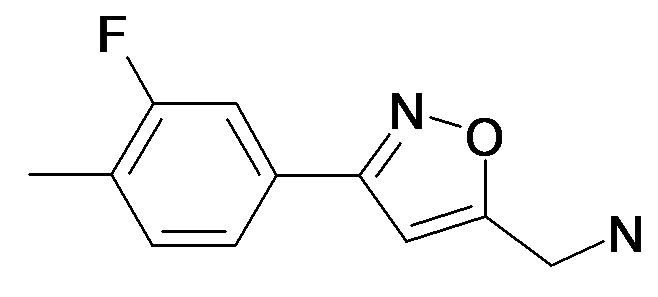 C-[3-(3-Fluoro-4-methyl-phenyl)-isoxazol-5-yl]-methylamine
