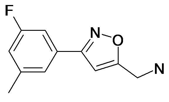 C-[3-(3-Fluoro-5-methyl-phenyl)-isoxazol-5-yl]-methylamine