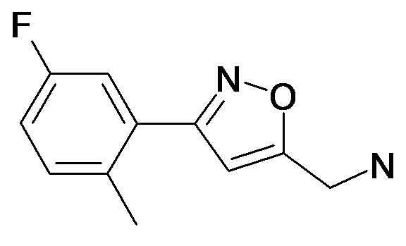 C-[3-(5-Fluoro-2-methyl-phenyl)-isoxazol-5-yl]-methylamine