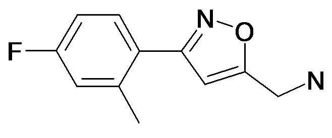 C-[3-(4-Fluoro-2-methyl-phenyl)-isoxazol-5-yl]-methylamine