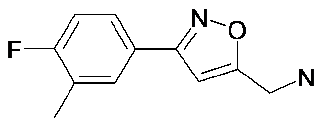 C-[3-(4-Fluoro-3-methyl-phenyl)-isoxazol-5-yl]-methylamine