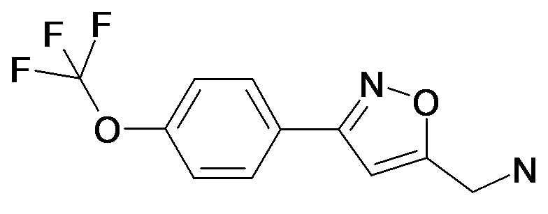 C-[3-(4-Trifluoromethoxy-phenyl)-isoxazol-5-yl]-methylamine