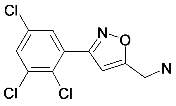 C-[3-(2,3,5-Trichloro-phenyl)-isoxazol-5-yl]-methylamine