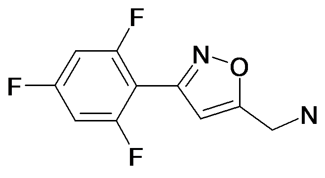 C-[3-(2,4,6-Trifluoro-phenyl)-isoxazol-5-yl]-methylamine