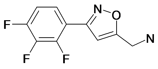 C-[3-(2,3,4-Trifluoro-phenyl)-isoxazol-5-yl]-methylamine