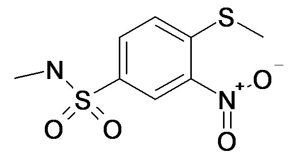 N-Methyl-4-methylsulfanyl-3-nitro-benzenesulfonamide