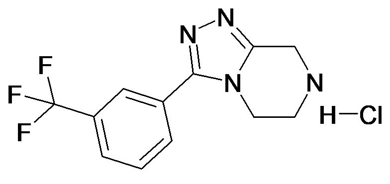3-(3-Trifluoromethyl-phenyl)-5,6,7,8-tetrahydro-[1,2,4]triazolo[4,3-a]pyrazine; hydrochloride