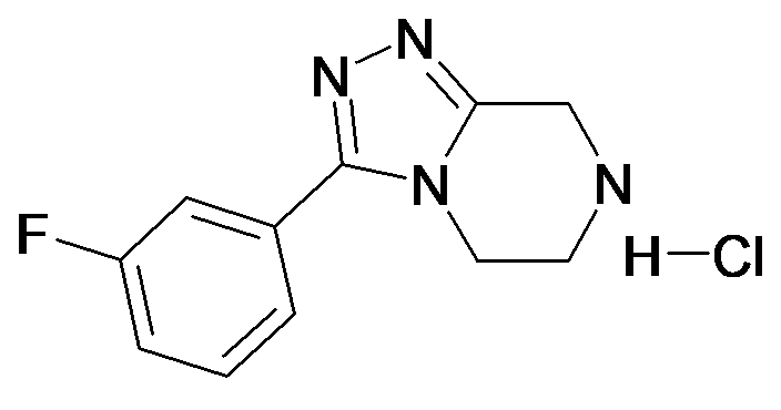 3-(3-Fluoro-phenyl)-5,6,7,8-tetrahydro-[1,2,4]triazolo[4,3-a]pyrazine; hydrochloride