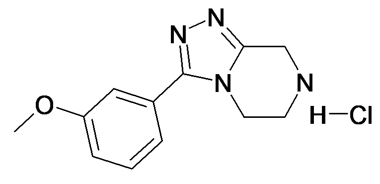 3-(3-Methoxy-phenyl)-5,6,7,8-tetrahydro-[1,2,4]triazolo[4,3-a]pyrazine; hydrochloride