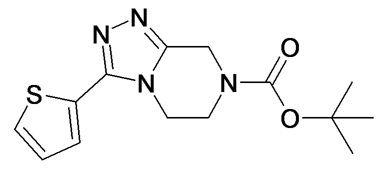 3-Thiophen-2-yl-5,6-dihydro-8H-[1,2,4]triazolo[4,3-a]pyrazine-7-carboxylic acid tert-butyl ester