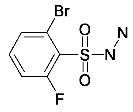 2-Bromo-6-fluoro-benzenesulfonyl hydrazide