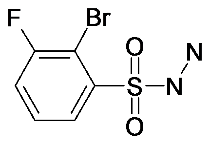 2-Bromo-3-fluoro-benzenesulfonyl hydrazide