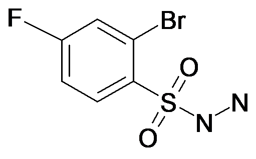 2-Bromo-4-fluoro-benzenesulfonyl hydrazide