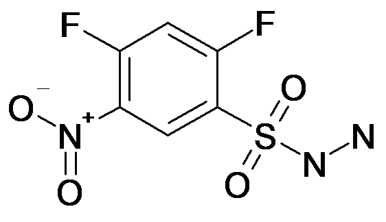 2,4-Difluoro-5-nitro-benzenesulfonyl hydrazide