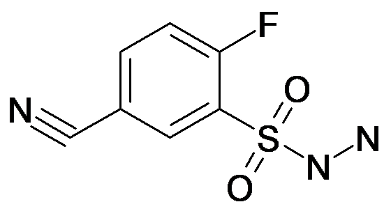 5-Cyano-2-fluoro-benzenesulfonyl hydrazide