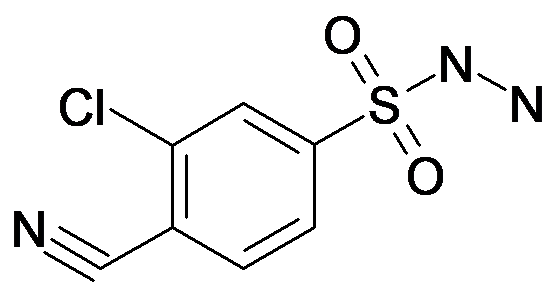 3-chloro-4-cyanobenzenesulfonyl hydrazide