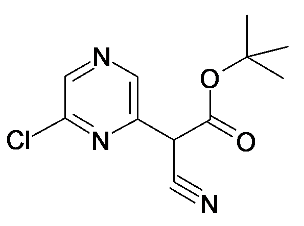 (6-Chloro-pyrazin-2-yl)-cyano-acetic acid tert-butyl ester