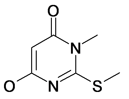 6-Hydroxy-3-methyl-2-methylsulfanyl-3H-pyrimidin-4-one