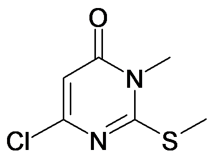 6-Chloro-3-methyl-2-methylsulfanyl-3H-pyrimidin-4-one