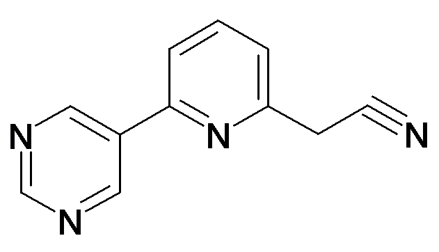(6-Pyrimidin-5-yl-pyridin-2-yl)-acetonitrile